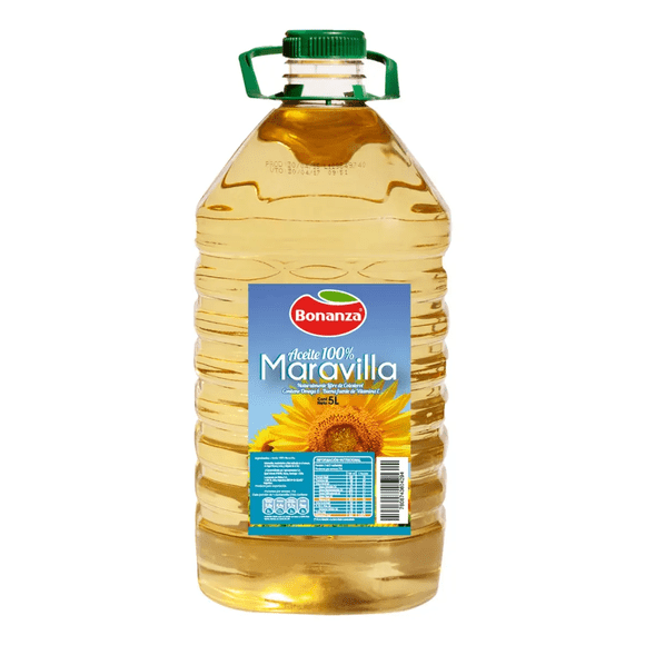 Aceite 100% Maravilla 5 Litros - Bonanza