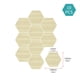 thumbnail image 4 of 10pcs Hexagonal Wood Grain Foam Wall Stickers, Kitchen Waterproof And Oil-proof Wallpaper, Self-adhesive Living Room Bathroom Thickened Decorative Tile Stickers, Tear And Stick, 4 of 4