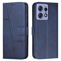 Foxdock - Funda Flip Para Motorola Moto Edge 50 Pro – Carcasa Delgada Y Resistente A Impactos Con Soporte Para Uso Diario Y Profesional