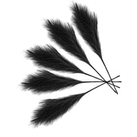 Magideal - Decoración De Ramas De Hierba Artificial , 5 Tallos, 27 Pulgadas, Simulación De Flores Secas, Decoración De Habitación, Ramo Para Jarrón, Boda, D , Negro