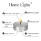 thumbnail image 3 of Velas Tealight Home Lights, color blanco, 4 horas de combustión, 100.200, 3 of 7