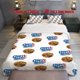 thumbnail image 1 of 3Pcschips Ahoy! Chocolate Cookies Background Pattern Theme Print Three Piece Bedding Set Soft Quilt Cover And Two Pillowcases, 1 of 5