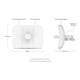 thumbnail image 2 of Puente inalámbrico Ubiquiti LBE-5AC-GEN2-US LiteBeam LAN de 100 Mb, 2 of 2
