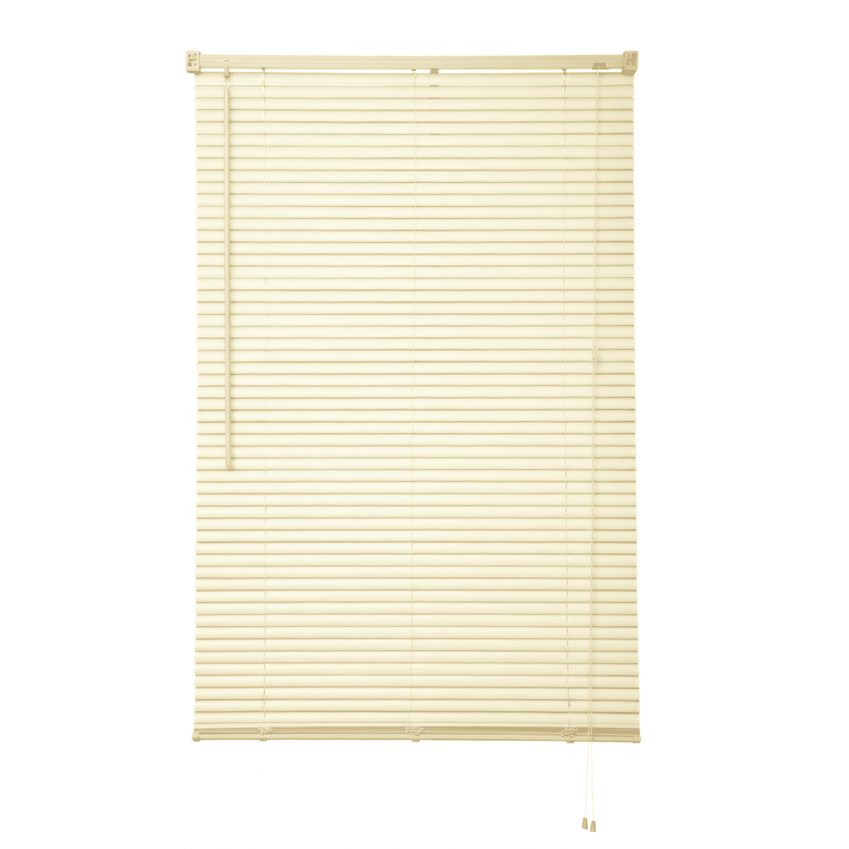 Aura Home - Persiana Roller Manual Estilo Veneciana Pvc 120x165 Cm 25 Mm Color Marfil Marca Aura