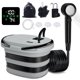 thumbnail image 1 of Ducha de camping Spopal portátil integrada de 20 litros con 13000 mAh, 1 of 8
