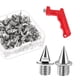 thumbnail image 3 of Spikes De Zapatería De Track De 60 Piezas Atletismo De Atletismo Para Correr Para Adultos Deportivos Plateado, 3 of 5