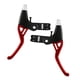 thumbnail image 4 of 2x Palancas de Freno de Bicicleta Bicicleta de Carretera de montaña Accesorios de Ciclismo de aleación de Aluminio Palancas de Freno de Bicicleta univ Rojo, 4 of 5
