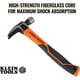 thumbnail image 3 of Martillo Klein Tools H80816 16oz Mango Fibra Recto, 3 of 3