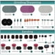 thumbnail image 2 of Kit Accesorios Herramienta Rotativa Gripzon 508 Piezas Universal, 2 of 3