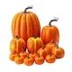 thumbnail image 4 of 14 calabazas artificiales de espuma para decorar fiestas de granja, decoración del hogar, mesa de comedor interior de otoño, surtido de Halloween Naranja, 4 of 5
