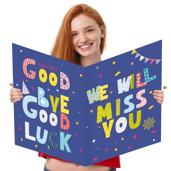 Tarjeta de despedida Idealmuzik We Will Miss You con sobre de 35 x 56 cm