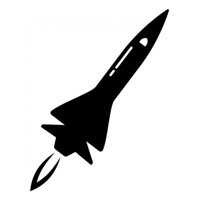 Rienda Libre Graphics - Decomural Rocket Launch Spaceship Ws-15717