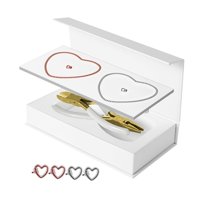 Magideal - Kit De Pulsera Permanente Para Siempre, Herramientas Para Hacer Pulseras, Proyecto De Artesanía Diy Romántico Para El Compromiso De Acción De Gracias, 1 Plata 1 Oro Rosa