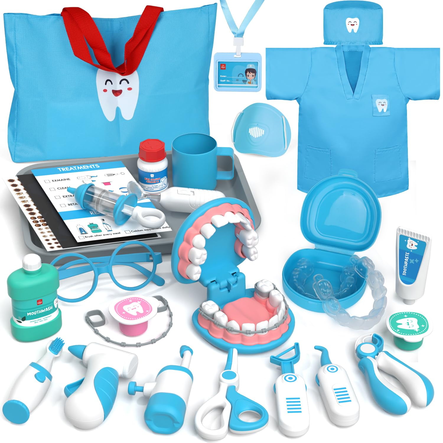 Kit Médico Lehoo Castle Para Niños De 3 A 5 Años Con Bolsa Médica
