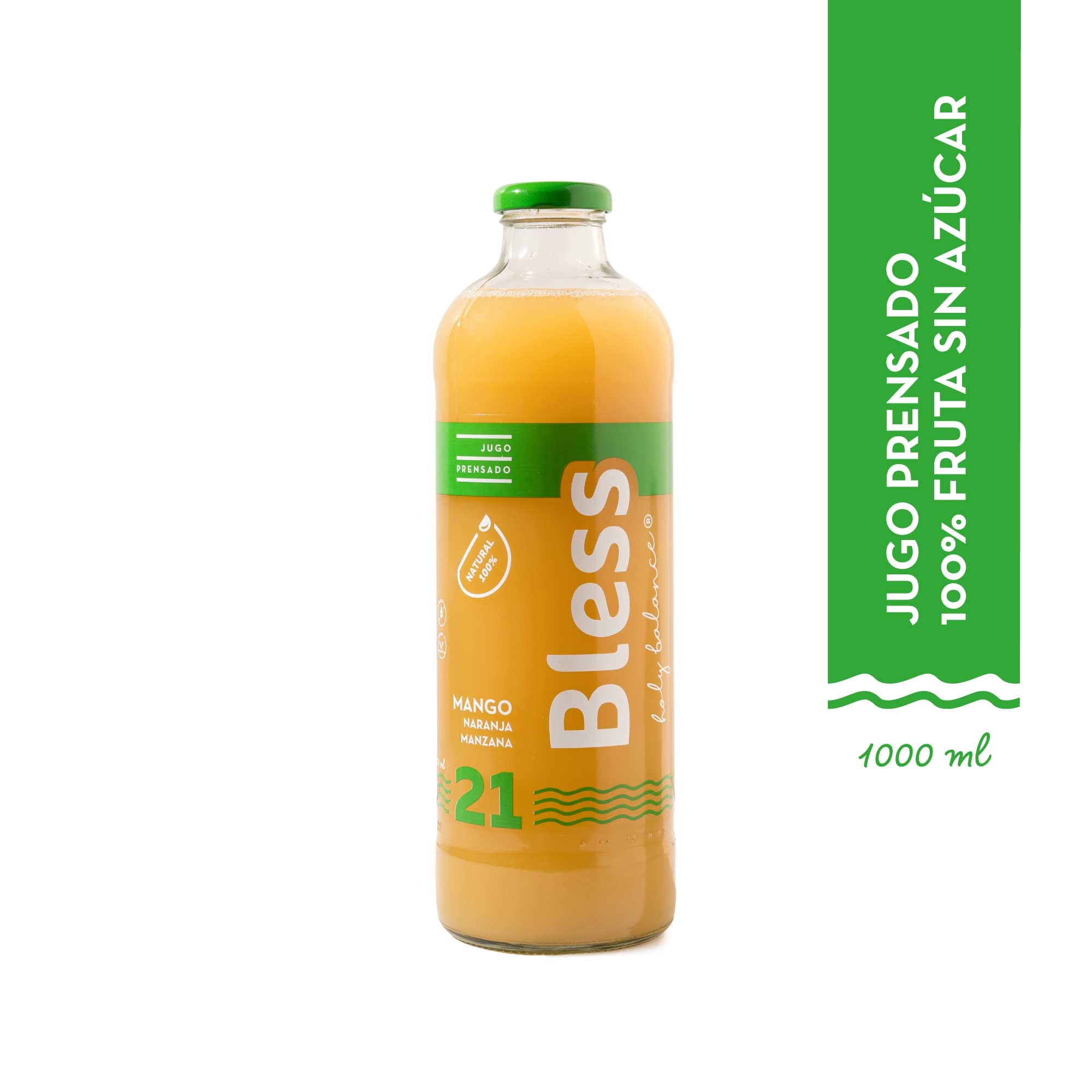 Jugo Mango Naranja Manzana 1000 ml Bless