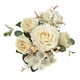 thumbnail image 4 of Ramo De Flores Artificiales Ramo De Novia Flor Falsa Boda Novia Ramo Blanco, 4 of 5