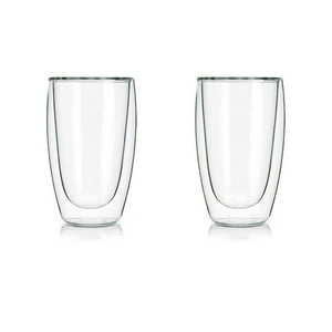 Concepts Life - Set 2 Vasos De Café Vidrio Doble Pared 400 Mlo