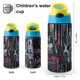 thumbnail image 2 of Herramientas Botella de Agua con Tapa Pop Top de Un Toque, Acero Inoxidable, a Prueba de Fugas, para Deportes, Botella Infantil azul 12 oz, 2 of 6
