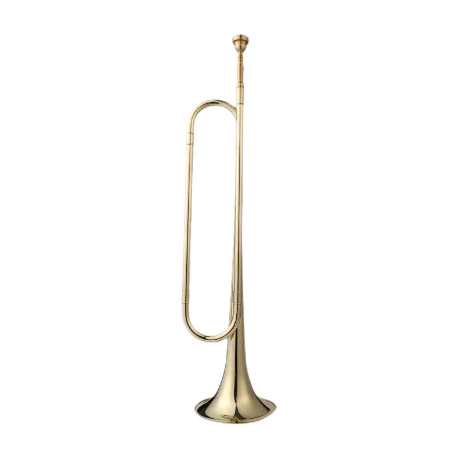 Magideal - Trompeta Sib, Trompeta De Caballería, Instrumento De Trompeta, Trompeta De Equipo Joven, Trompeta Boy Scout Para Principiantes, Orquesta, Banda, Adult