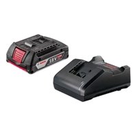 Bosch - Kit Starter Cargador Gal 18V-20 + Batería Gba 18V 2.0Ah Negro 13X12X18