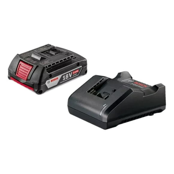 Kit Starter Cargador Gal 18v-20 + Batería Gba 18v 2.0ah Negro 13x12x18