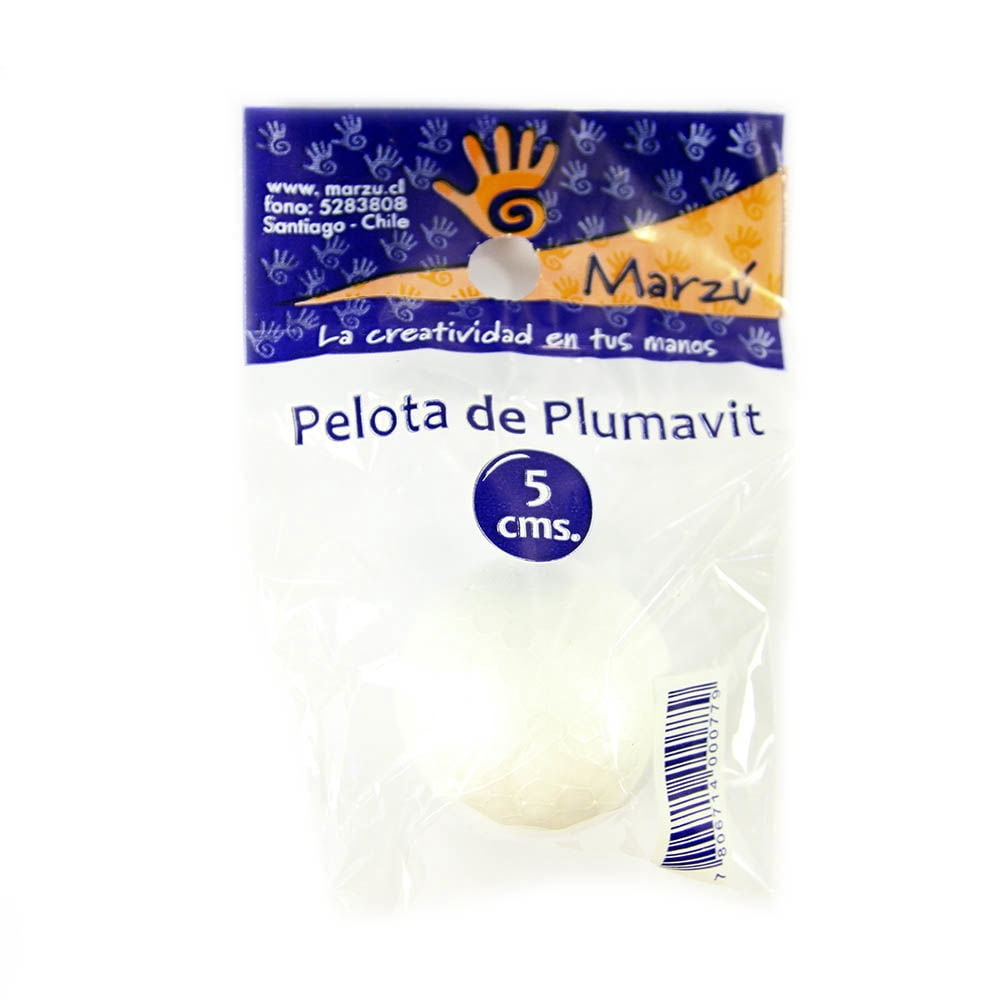 Pelota De Plumavit 5 Cms Marzú