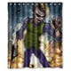 thumbnail image 1 of Cortina de ducha de Batman Joker "Por qué tan serio" con ganchos, tamaño 60 x 72 pulgadas, 1 of 3
