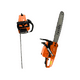 thumbnail image 2 of Motosierra bencinera naranja marca tasbel, 2 of 3