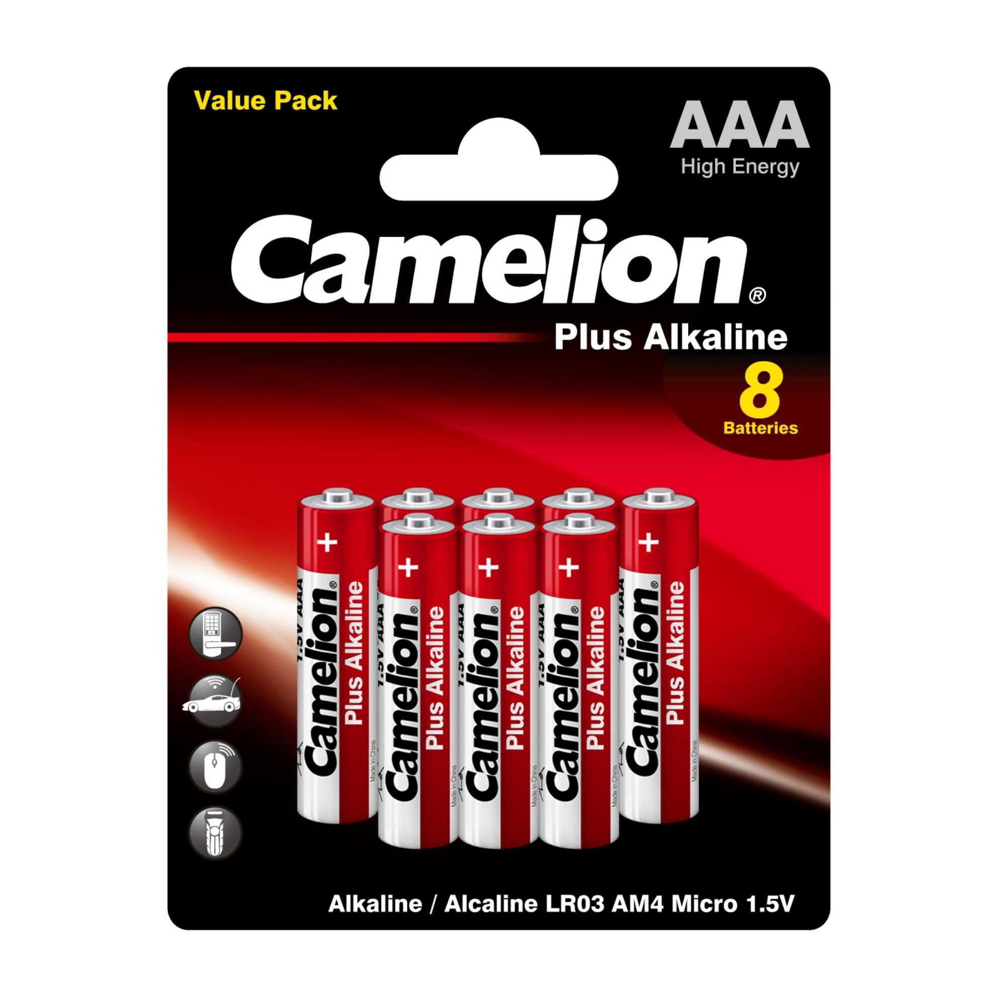 Pilas Alcalinas Plus Aaa 8un - Camelion
