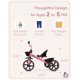 thumbnail image 3 of Triciclo KRIDDO para niños de 2 a 5 años, color rosa, con regalo, 3 of 6