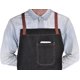 thumbnail image 5 of Delantal DingSay Trendy Denim Negro con Tirantes Cruzados, 5 of 9