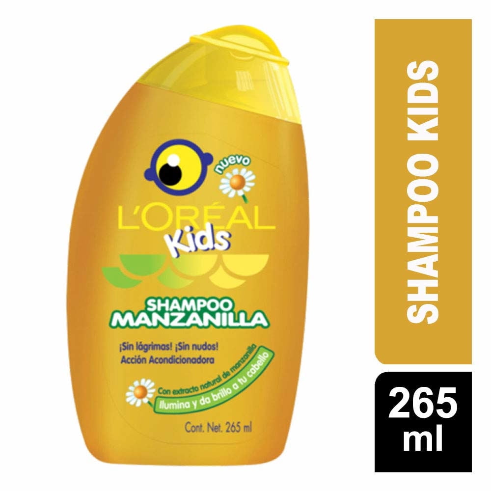 Loreal Kids - Shampoo Manzanilla Para Niños Botella