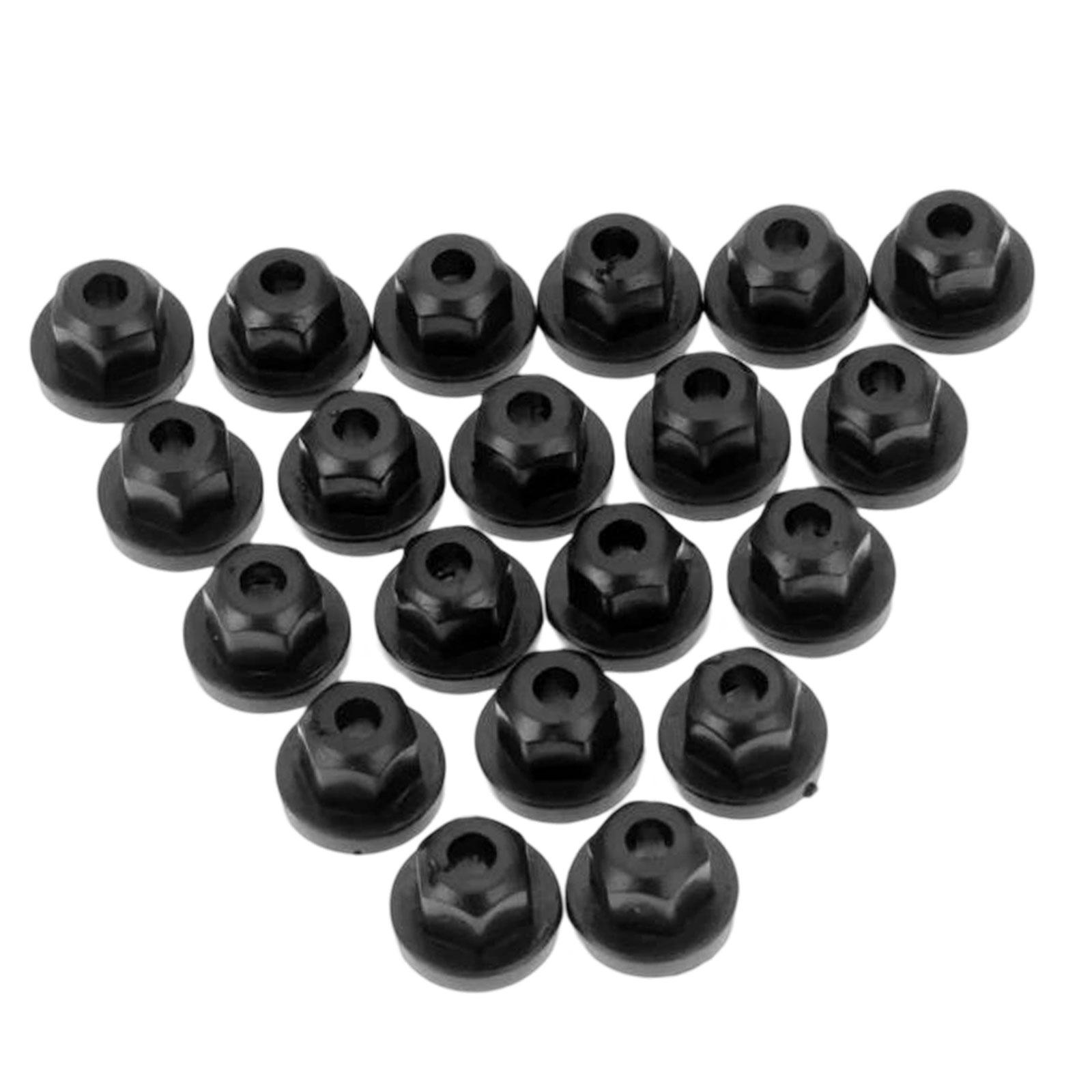 Ioensy - 20 Clips De Brida Para Tuercas De Carrocería 003-990-02-51, Repuesto Para Bmw Serie 7