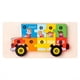 thumbnail image 1 of Wooden Early Education Cognition Children's Educational Toys Building Blocks Wooden Animal Traffic Shape Matching 3d Three-dimensional Puzzle, 1 of 3