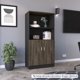thumbnail image 1 of Living Combo Biblioteca 2 Puertas Home Office Negro - Coñac, 1 of 14