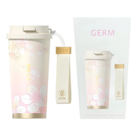 Germ Termo Botella Café Frío O Caliente 500Ml Rosa Degradado Rosa Degradado