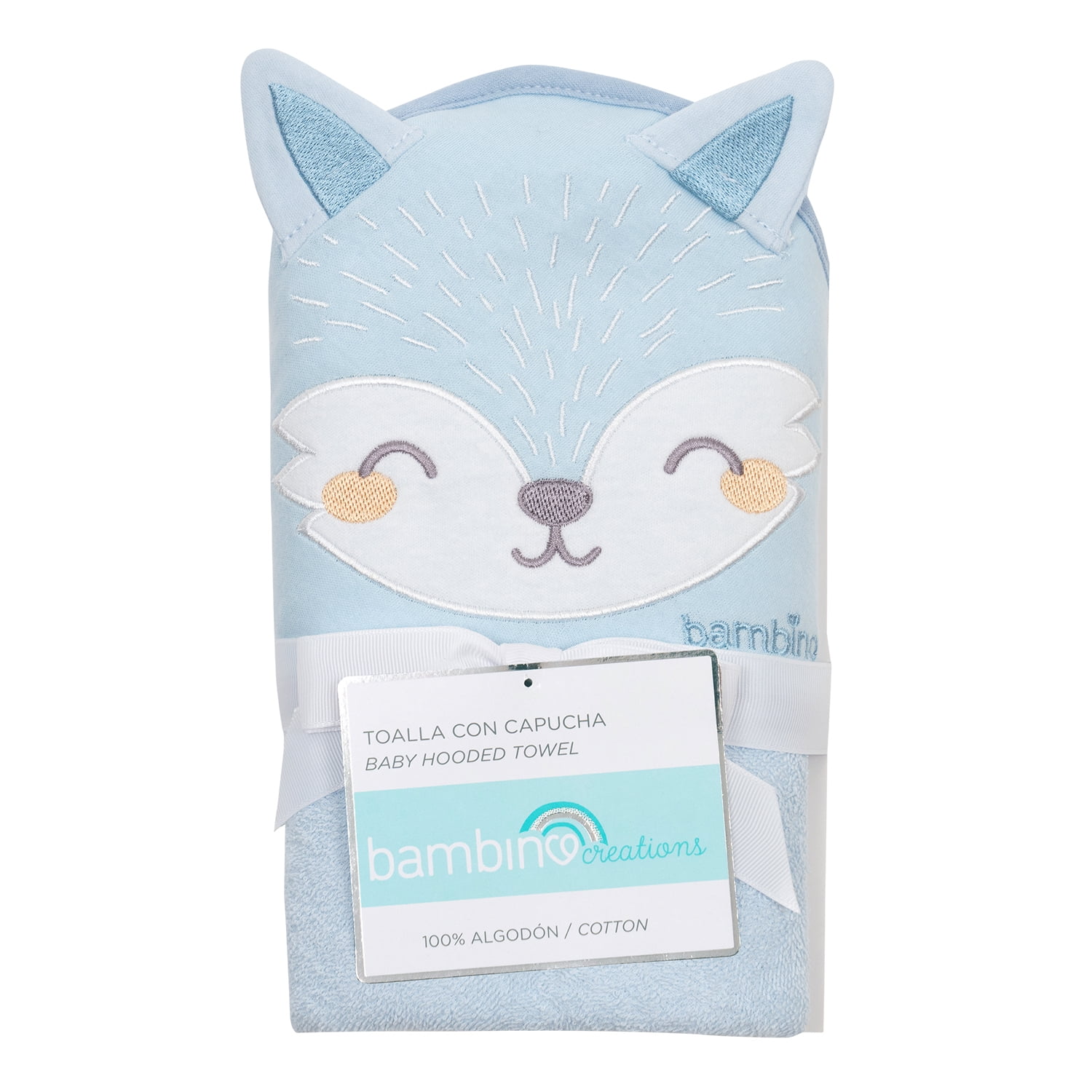 Bambino - Toalla Con Capucha Celeste