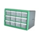 thumbnail image 1 of Caja De Almacenamiento De Hardware Con 12 Cajones, Armario Para Nueces, Joyería, Manualidades, Cuentas, 1 of 5