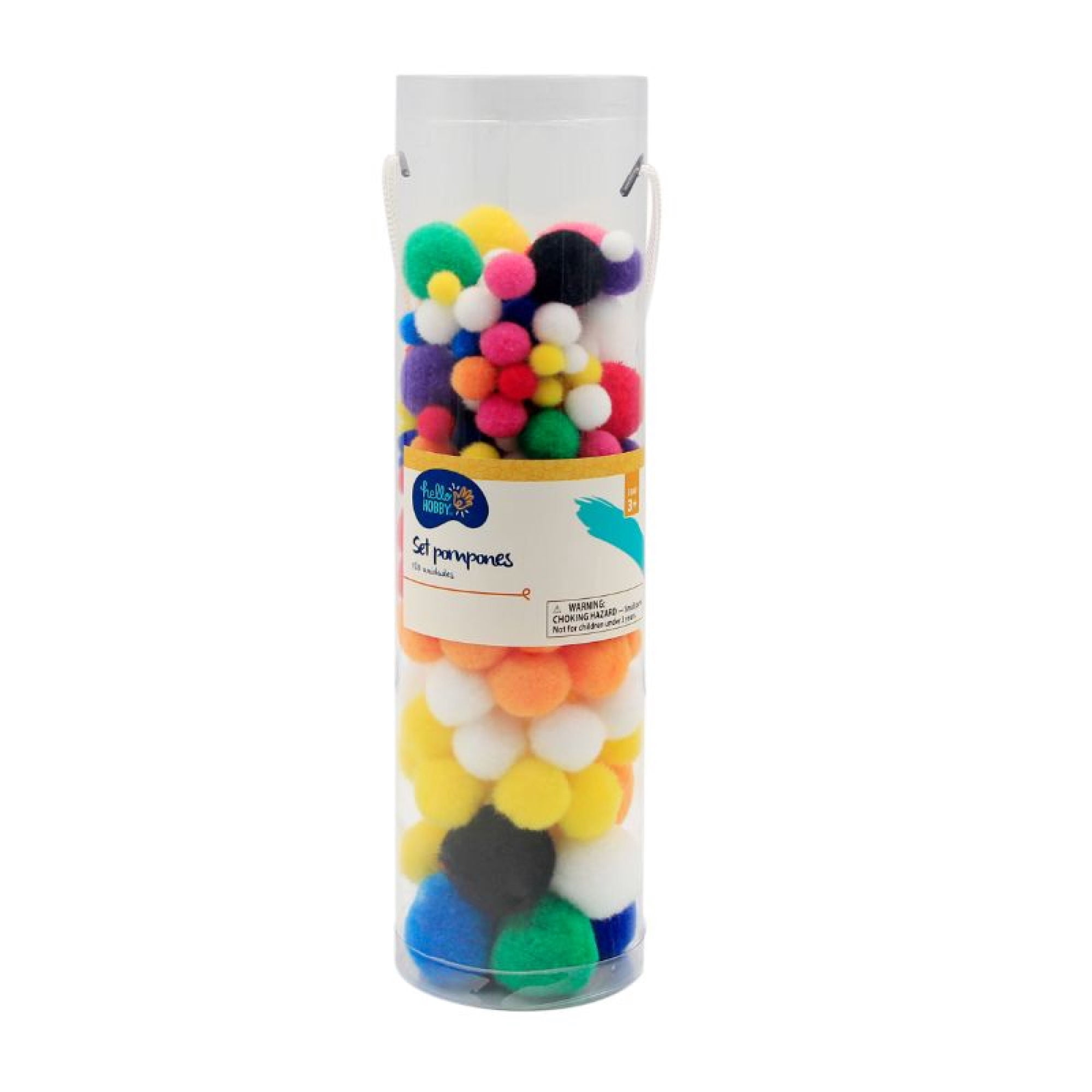 Pompon Para Manualidades, Set 180 Un Hello Hobby