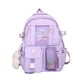 thumbnail image 1 of Women's Travel Backpack Women's Multi-Pocket Waterproof College School Bag Transparent Bag Large Capacity Laptop Backpack Reinforcement, 1 of 3