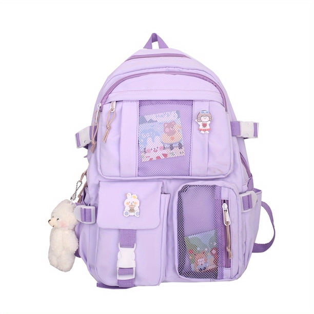 Women's Travel Backpack Women's Multi-Pocket Waterproof College School Bag Transparent Bag Large Capacity Laptop Backpack Reinforcement