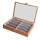 thumbnail image 1 of Vitrina Para Gafas Con 8 Ranuras Para Guardar Joyas Y Gafas, Con Tapa, Color Palisandro, 1 of 5