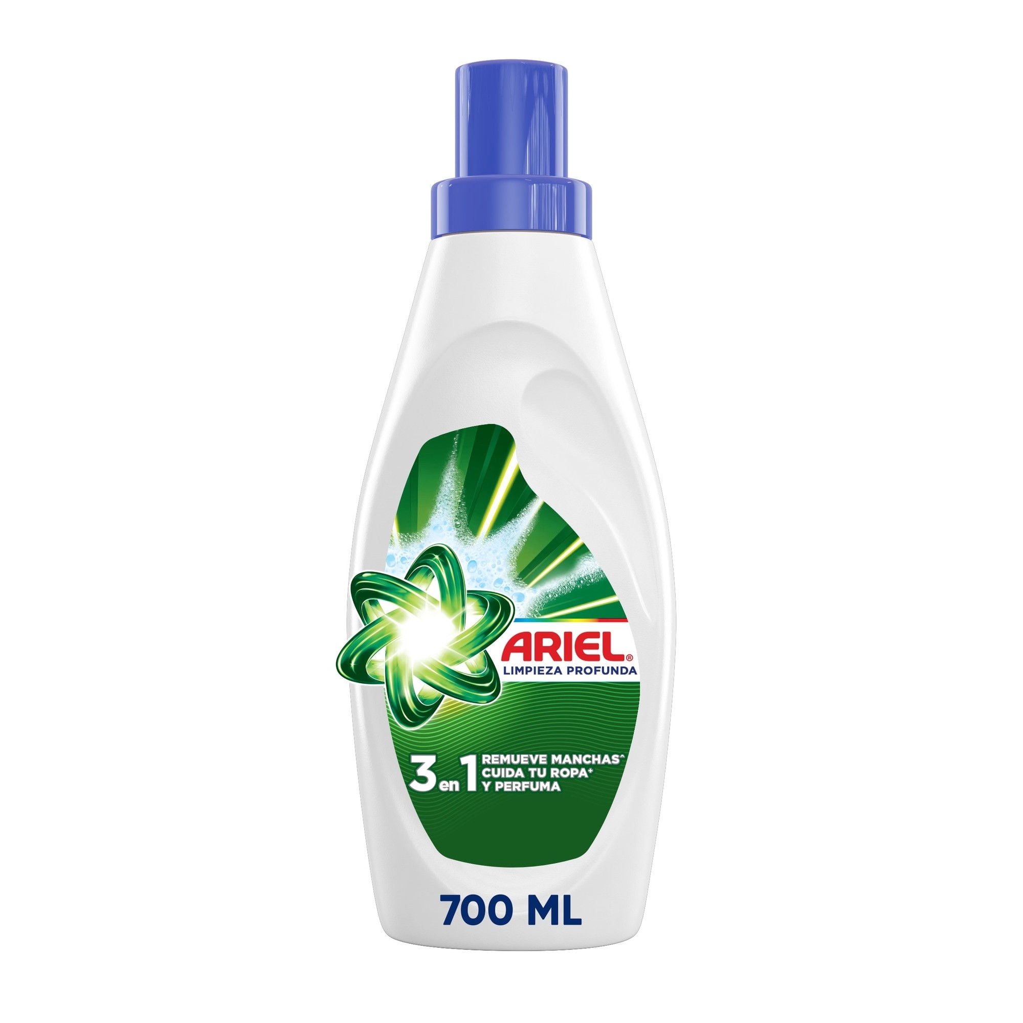 Detergente Líquido Doble Poder Botella 700 ml Ariel