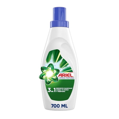 Detergente Líquido Doble Poder Botella 700 Ml Ariel