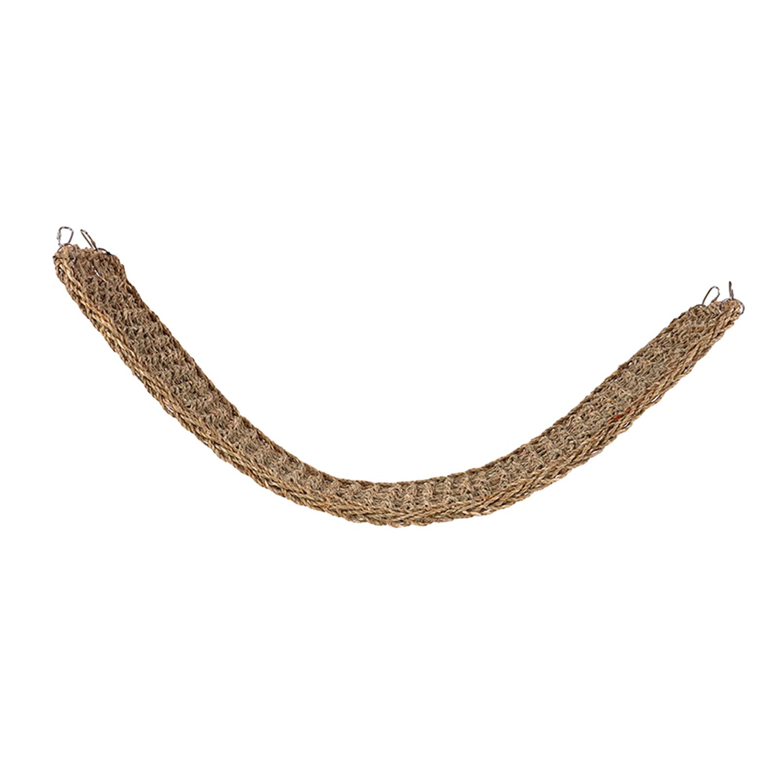 Magideal - Escalera De Cuerda Para Escalar Loros Con 4 Ganchos, Hamaca Colgante Para Periquitos, Juguetes Para Masticar Para Cacatúas, Agapornis, Guacamayos Que , 99Cmx18.5Cm