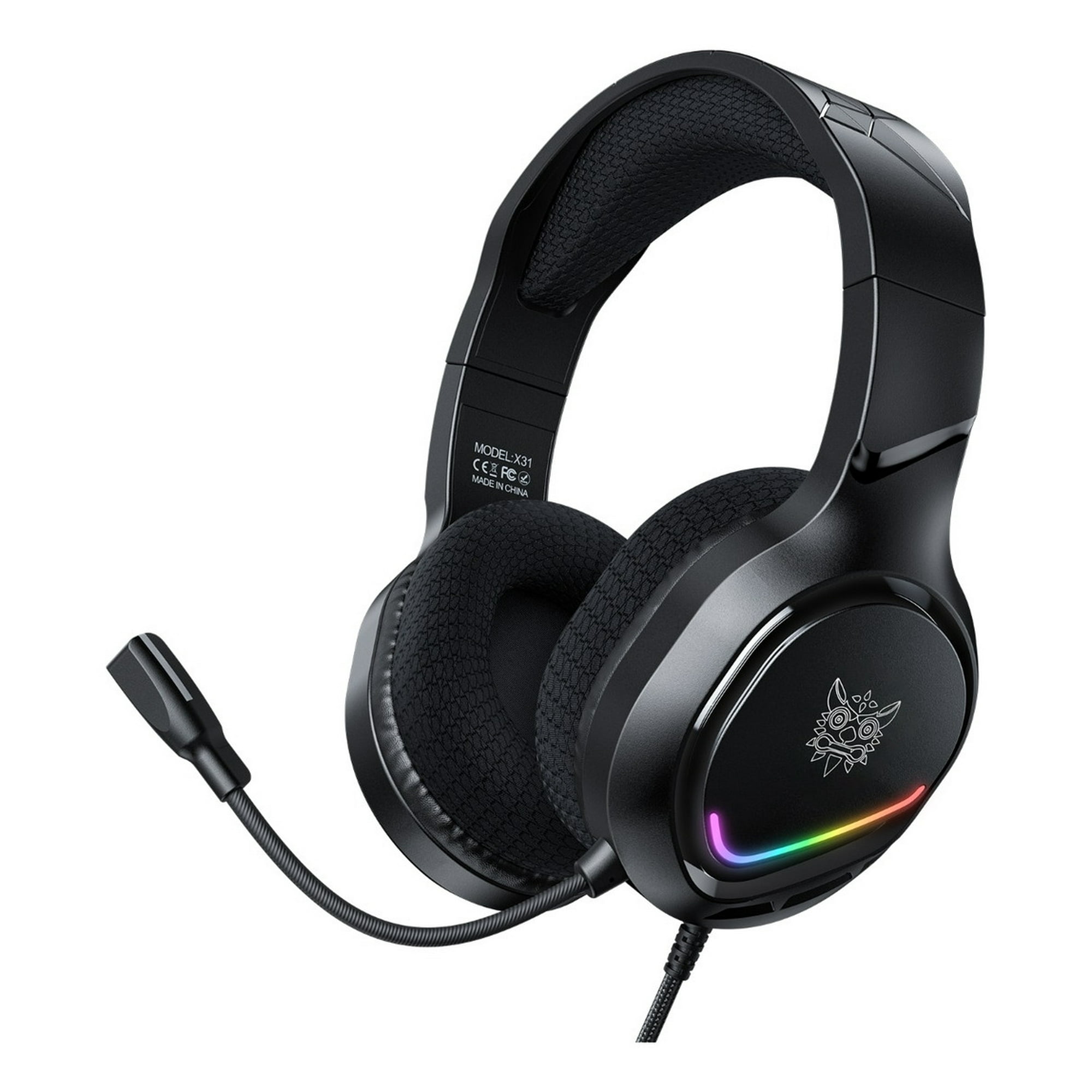 Audifono Gamer Profesional Onikuma X31 Microfono Hd Luz Rgb
