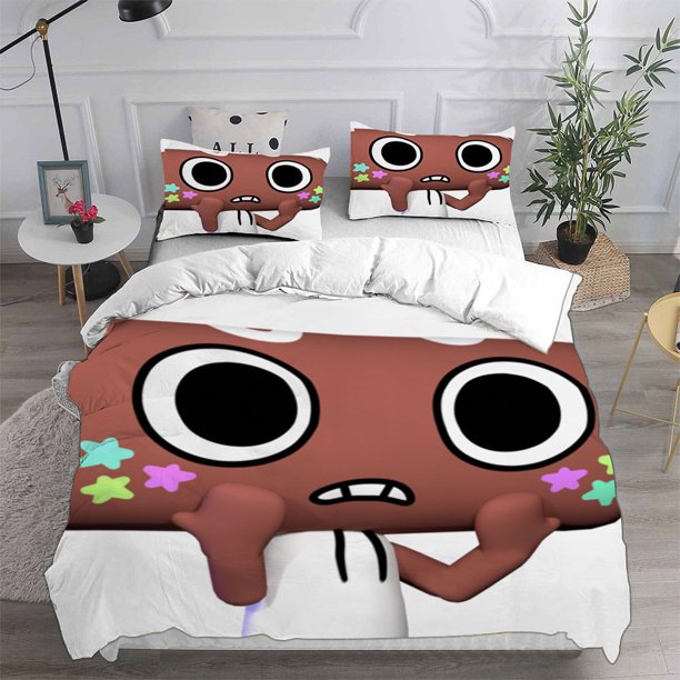 v2904 Bed Sheets Dandy's World Bedding Sets Bed Cover Comforter Duvet Cover Pillow Case - Pieces Sets Teenagers Children's Gifts 3-Piece Bedding Set (1 Duvet Cover + 2 Pillow Shams) Bed Sheets ju2904
