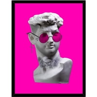 Genérico - Cuadro Decorativo Escultura Apolo Moderno 2 Medidas 30X40 Cm