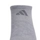 thumbnail image 3 of Calcetines Adidas All Day Training No Show para mujer, 3 pares, grises, 3 of 6