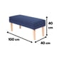 thumbnail image 3 of Banqueta Style Azul Omega 100x40x40 cm, 3 of 3